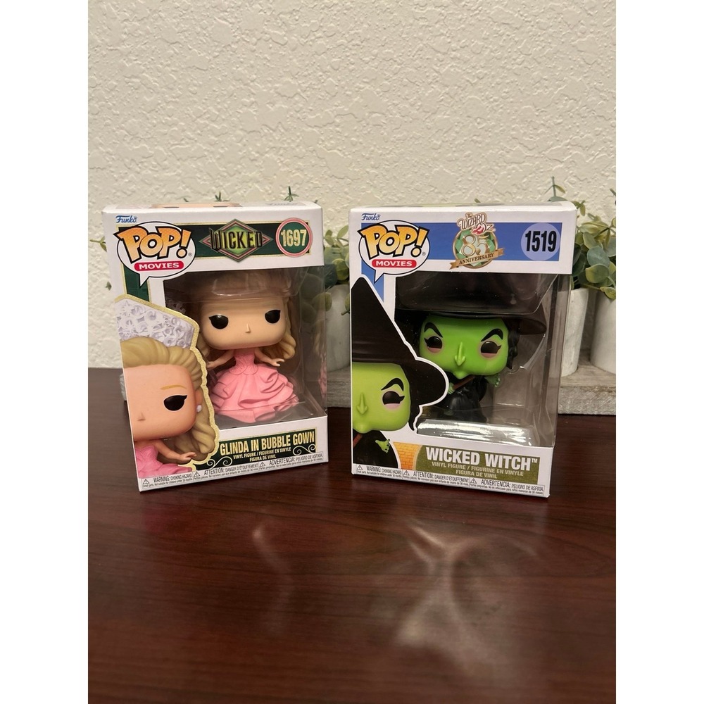 Funko POP!‎ Wicked Set of 2 Glinda and the Wicked Witch Wizard of Oz